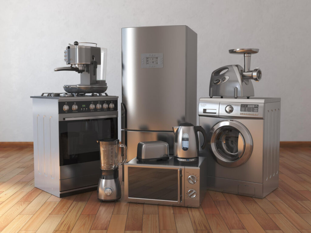 Image showing appliances we use daily, to show what common appliance problems they can face
 